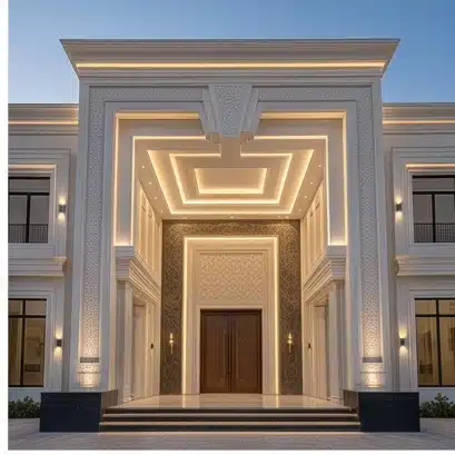 ديكورات مداخل جبس - فني جبس بورد الرياض